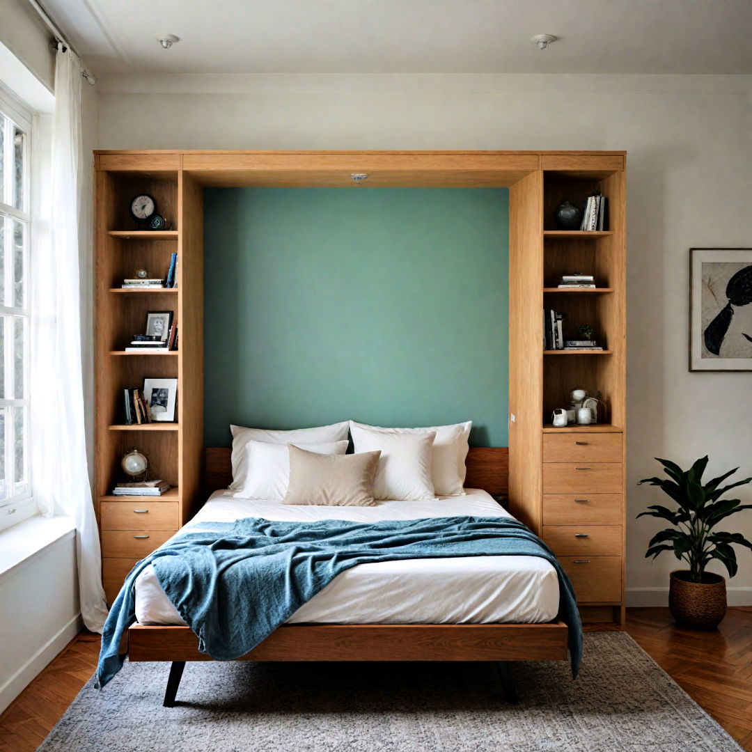 sleek murphy bed