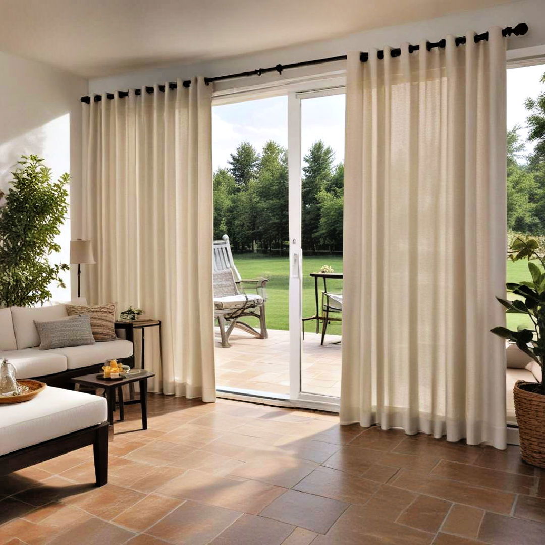 sliding panel curtains