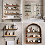 small bathroom shelving ideas