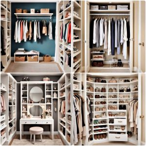 small walk in closet ideas