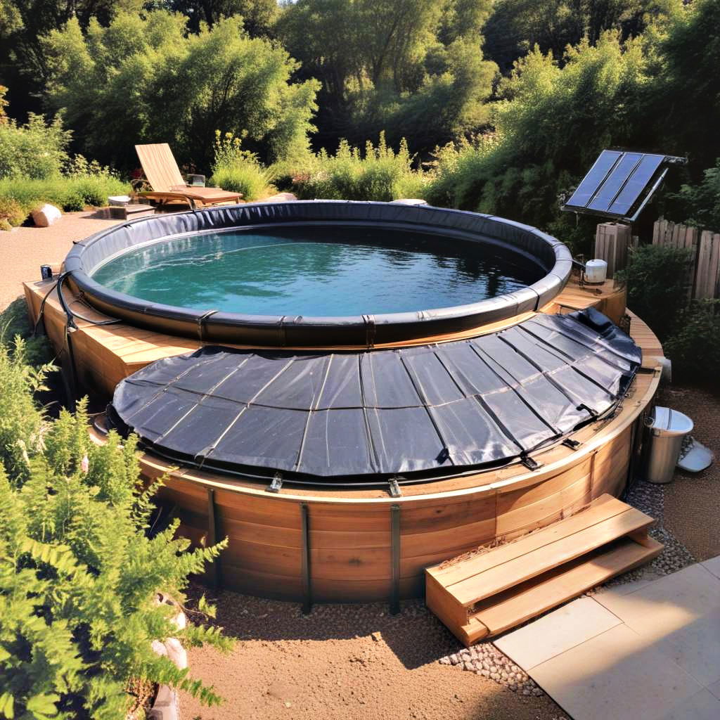 solar heated stock tank pool