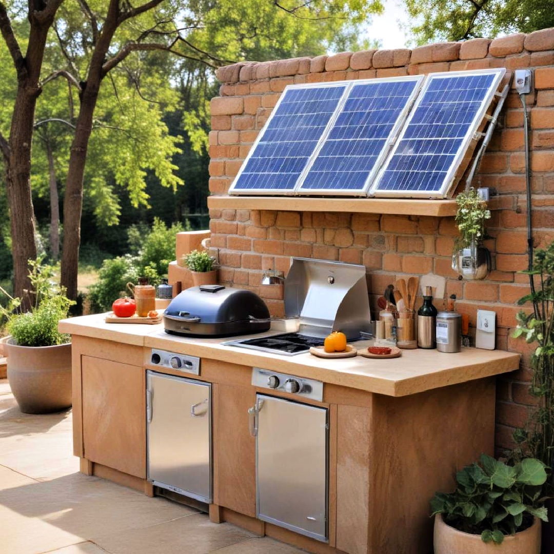 solar powered kitchen