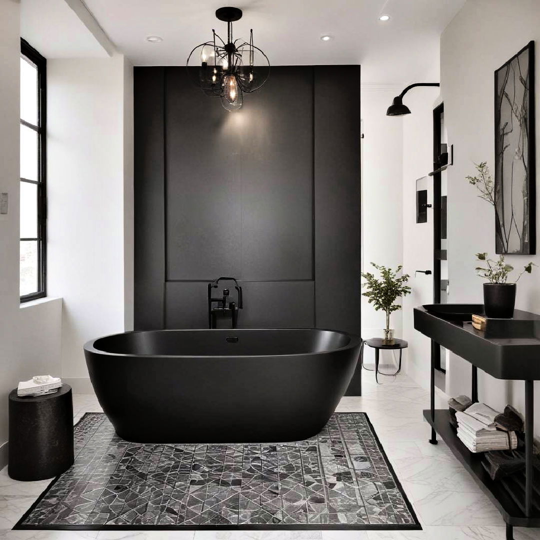 sophisticated black bathtubs