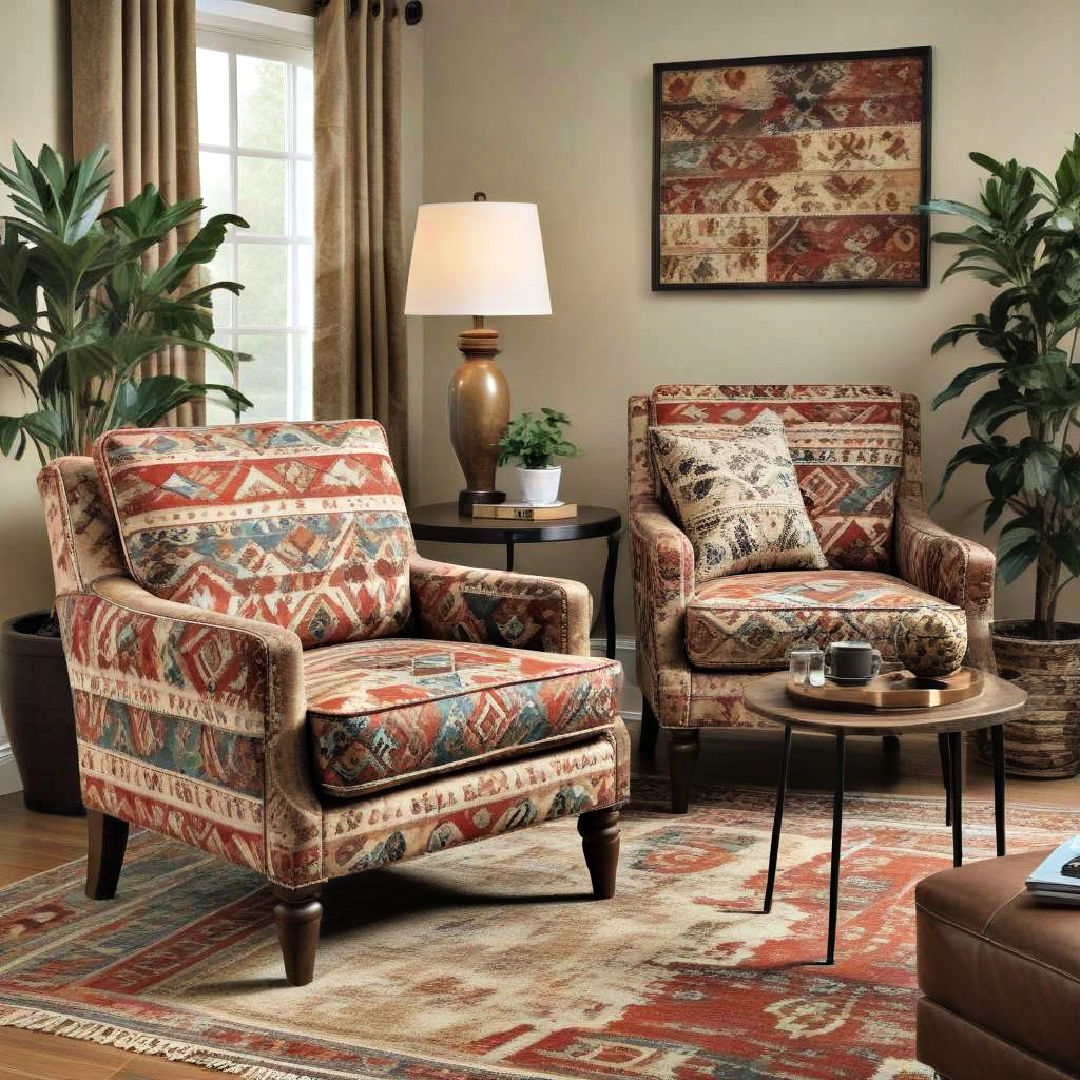 southwestern accent chairs