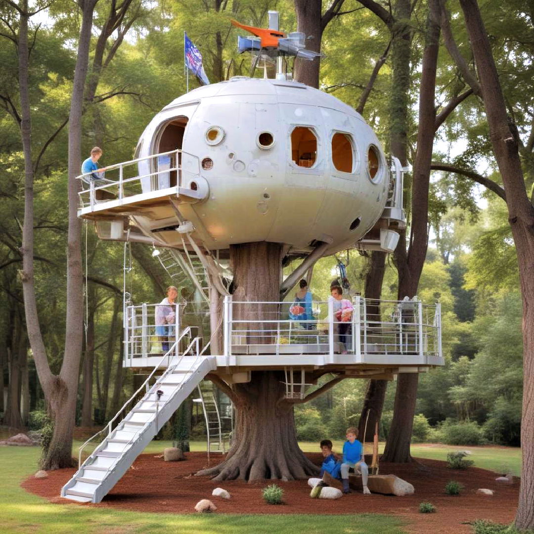 space station treehouse