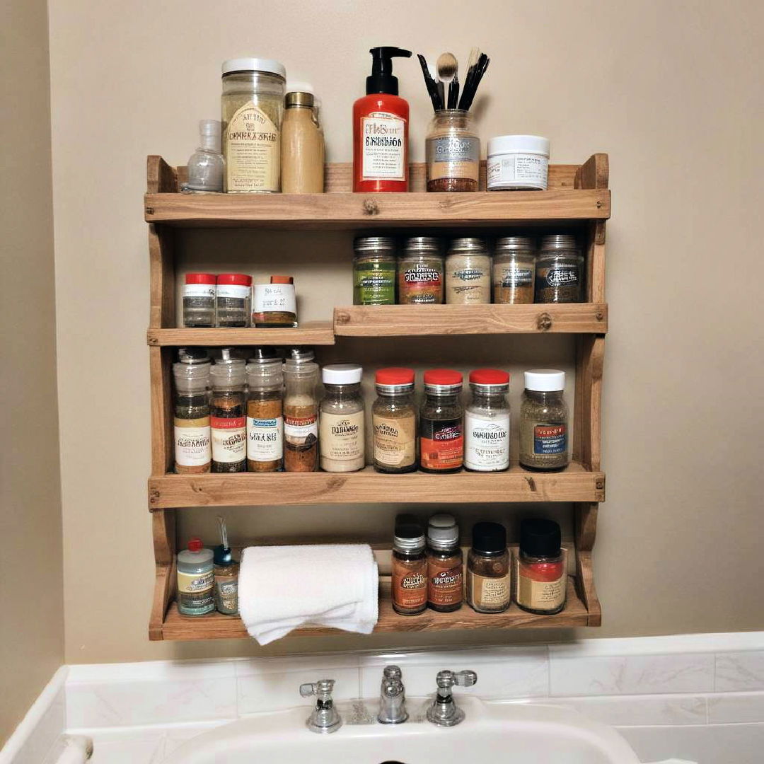 spice rack shelves