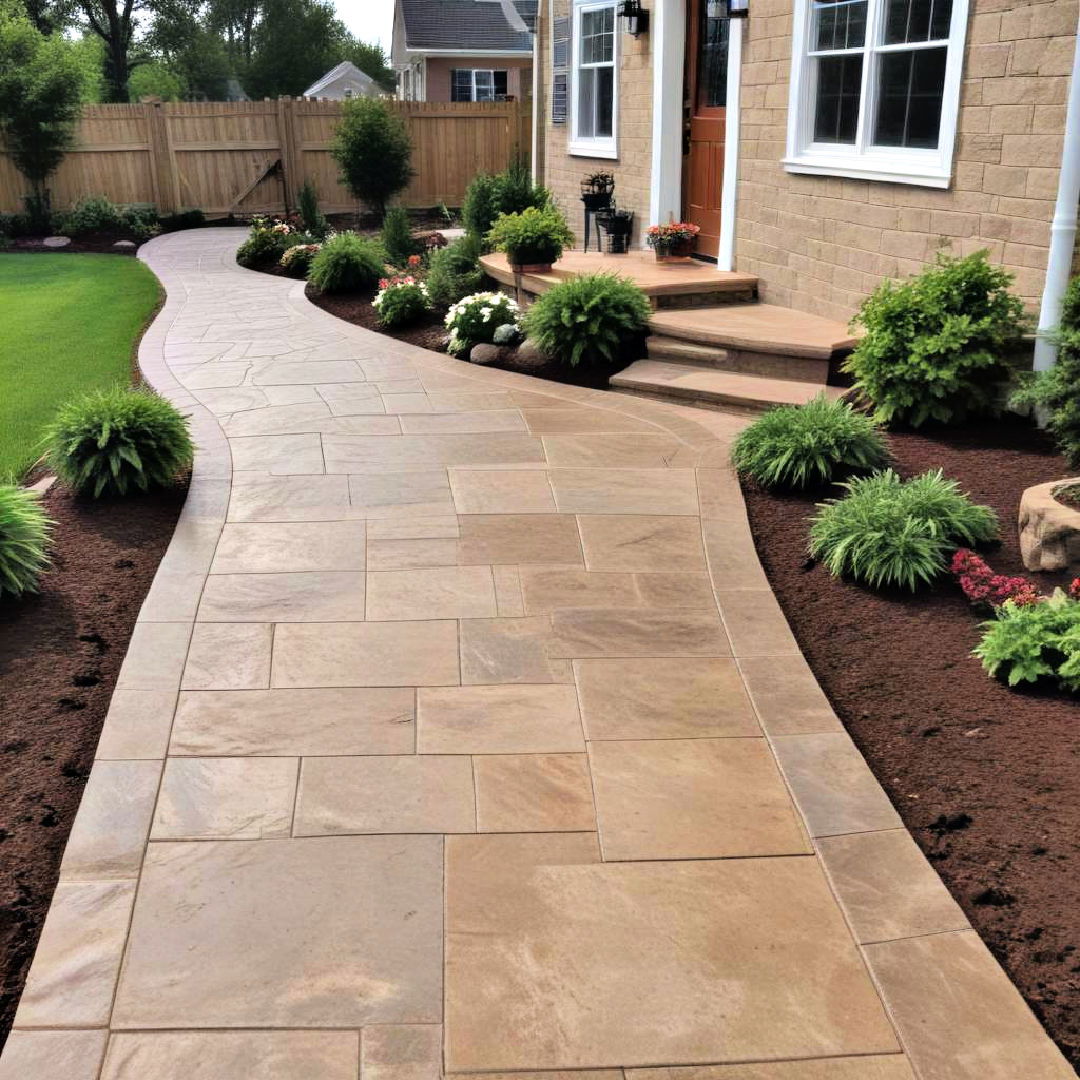 stamped concrete