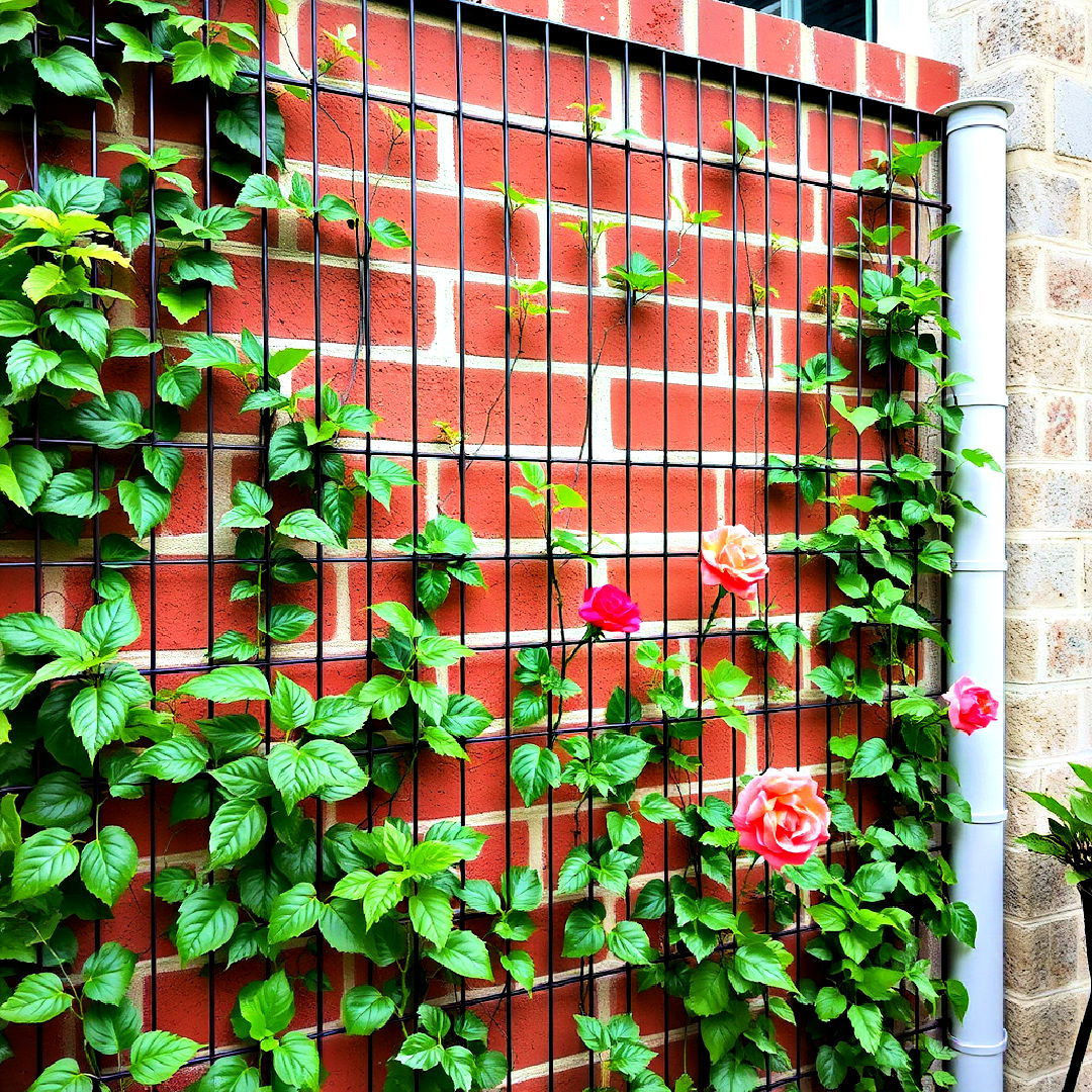 steel cable trellis for green walls