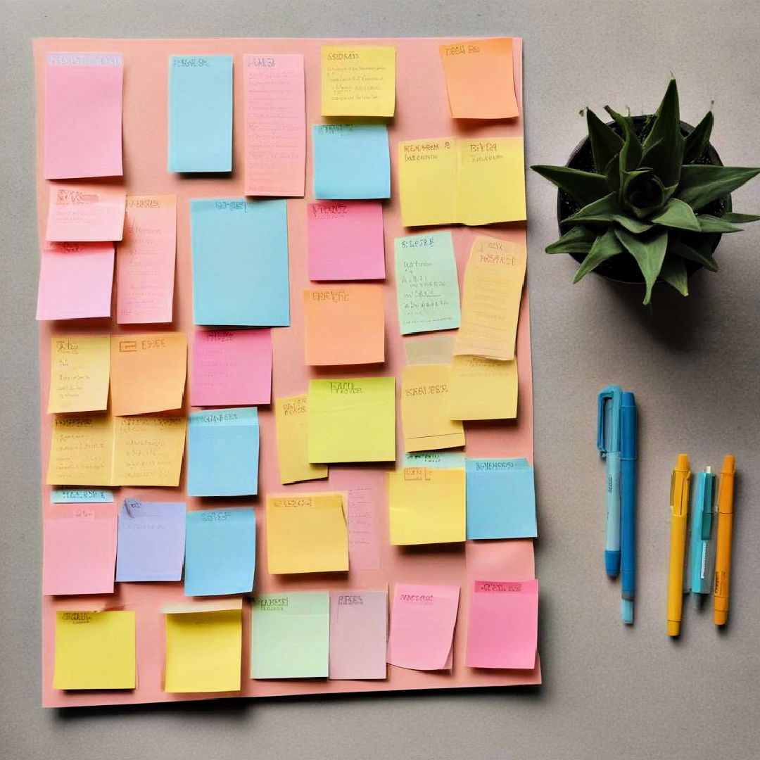 sticky notes