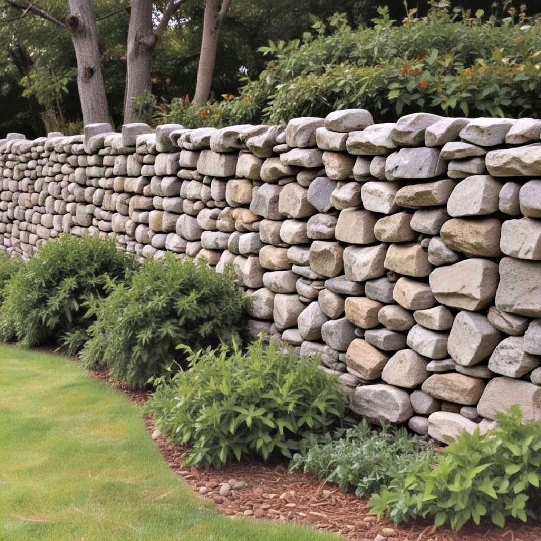 stone fencing