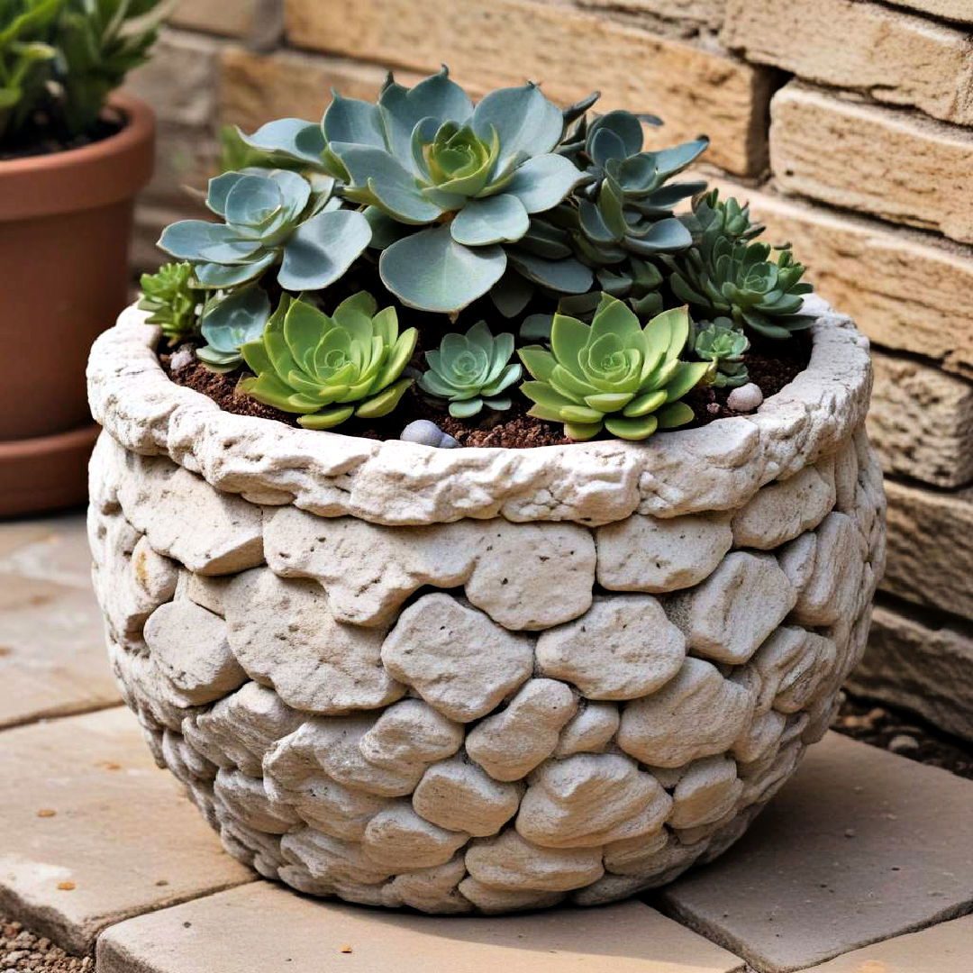 stone planter