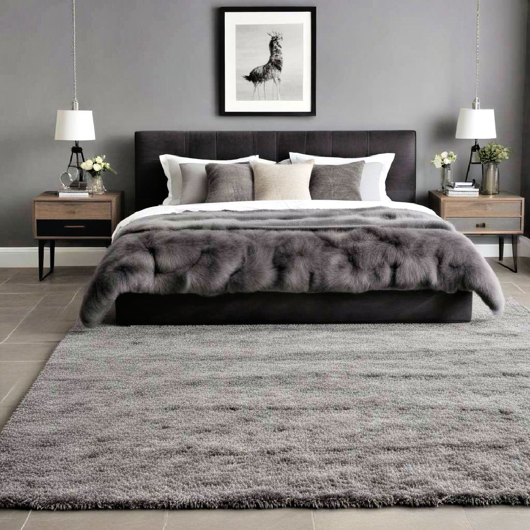 stylish grey rugs