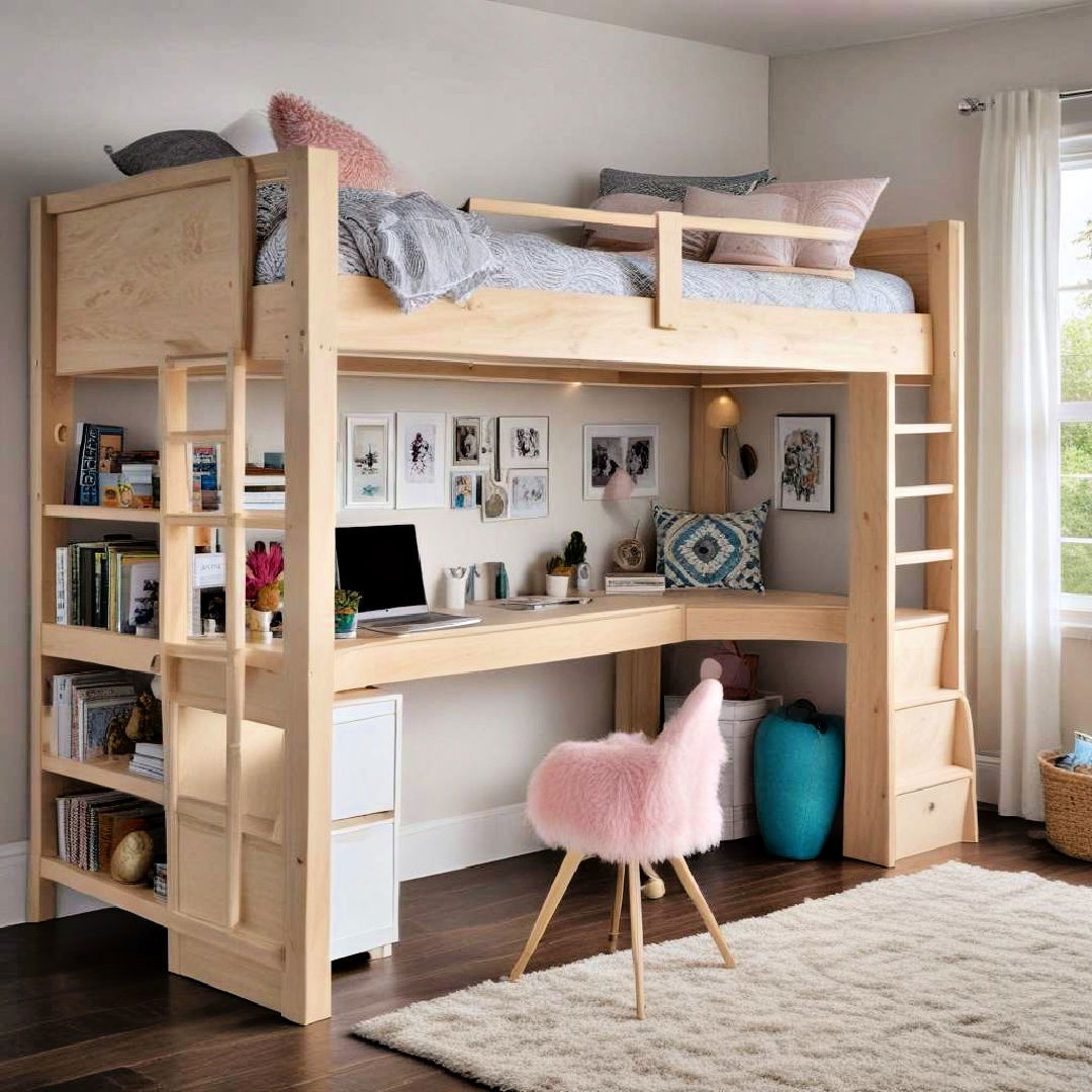 stylish loft bed