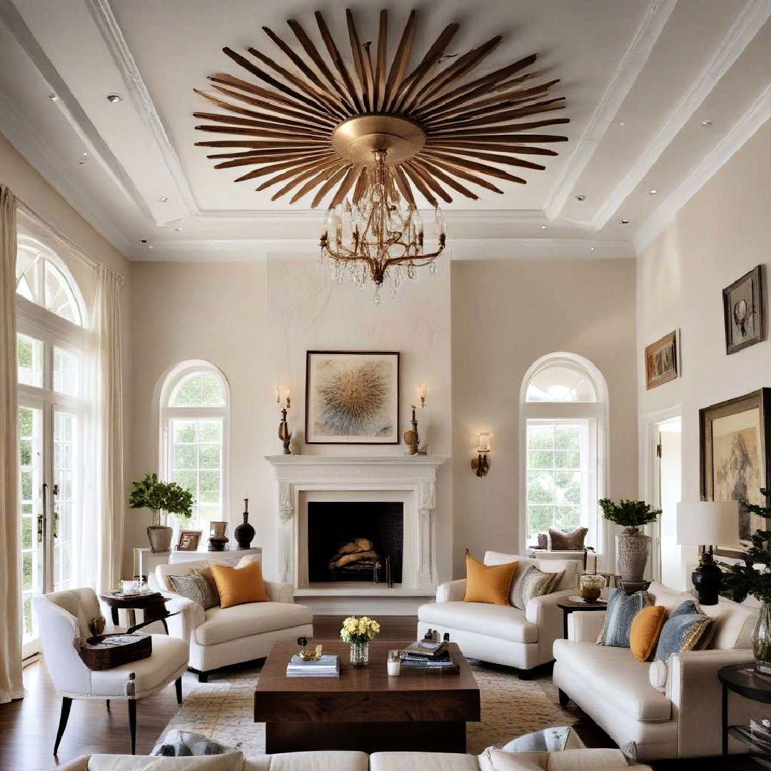 sunburst ceiling