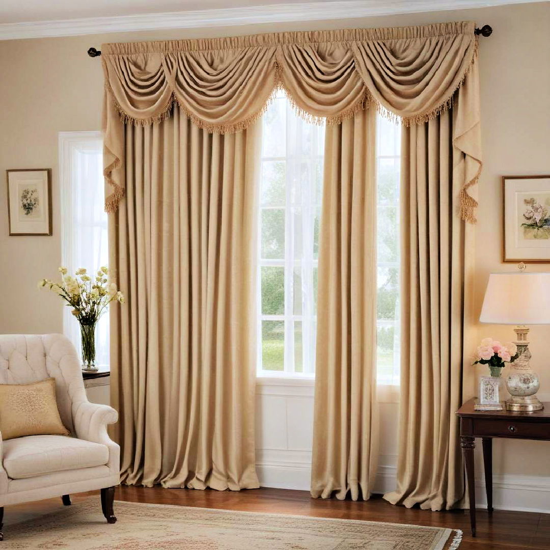 swag curtains for elegance