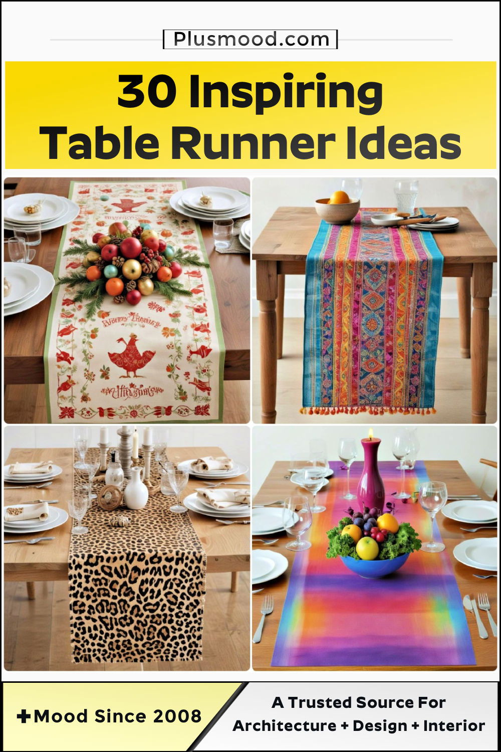 table runner ideas and inspiration