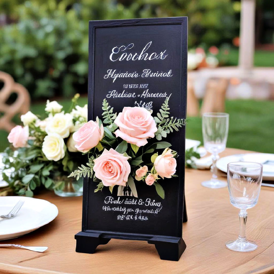 tabletop chalkboards