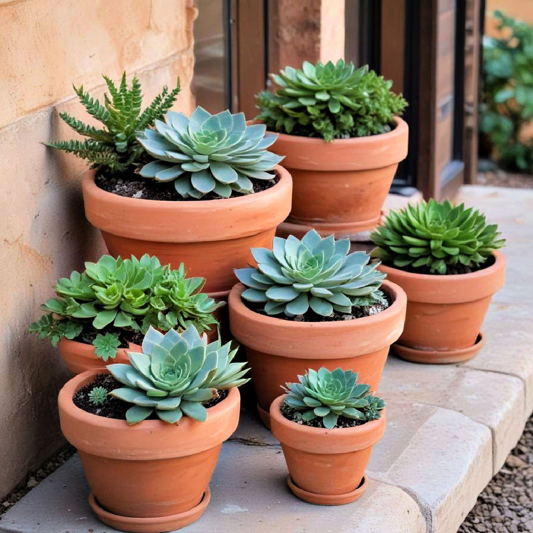 terracotta pots