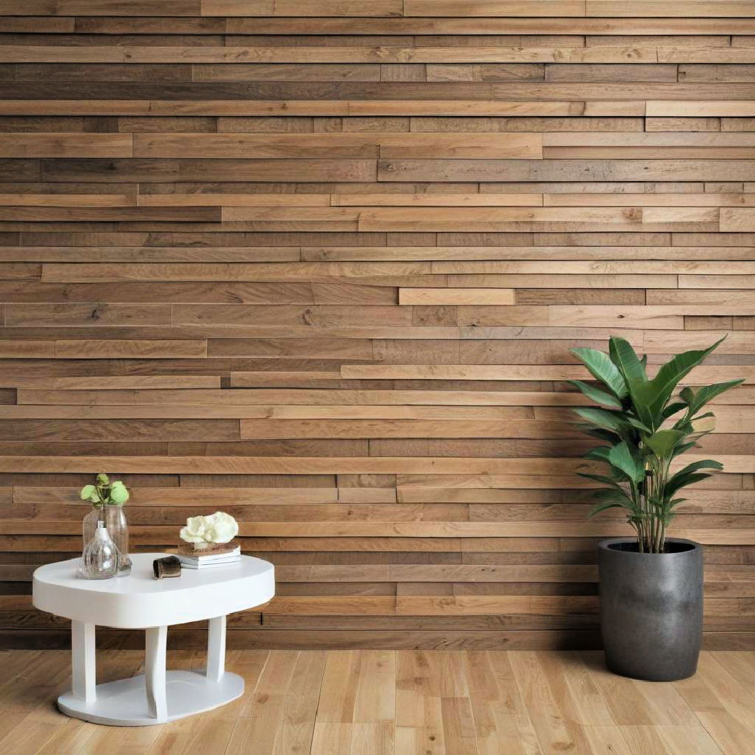 textured wood slats