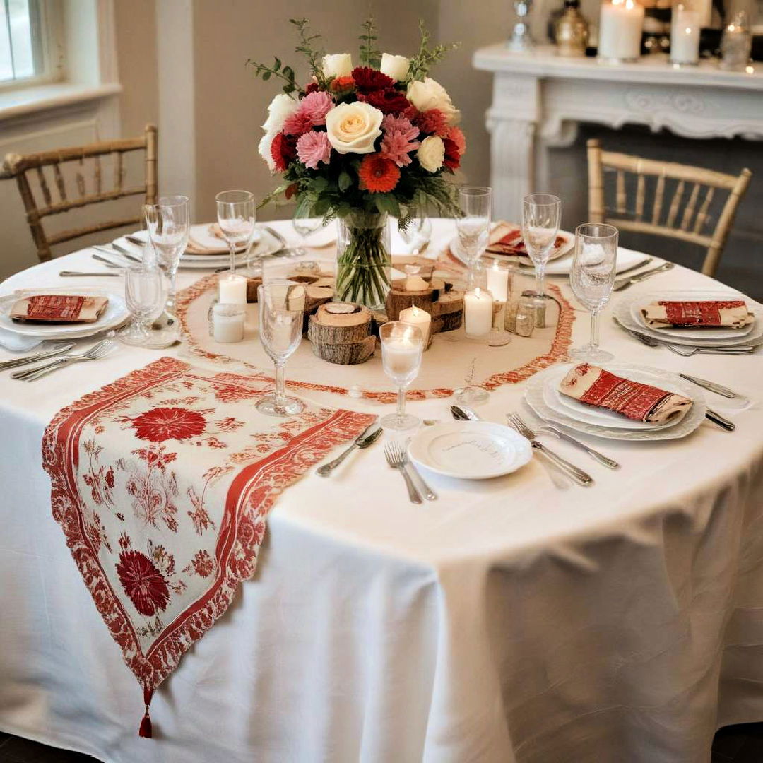 themed table linens