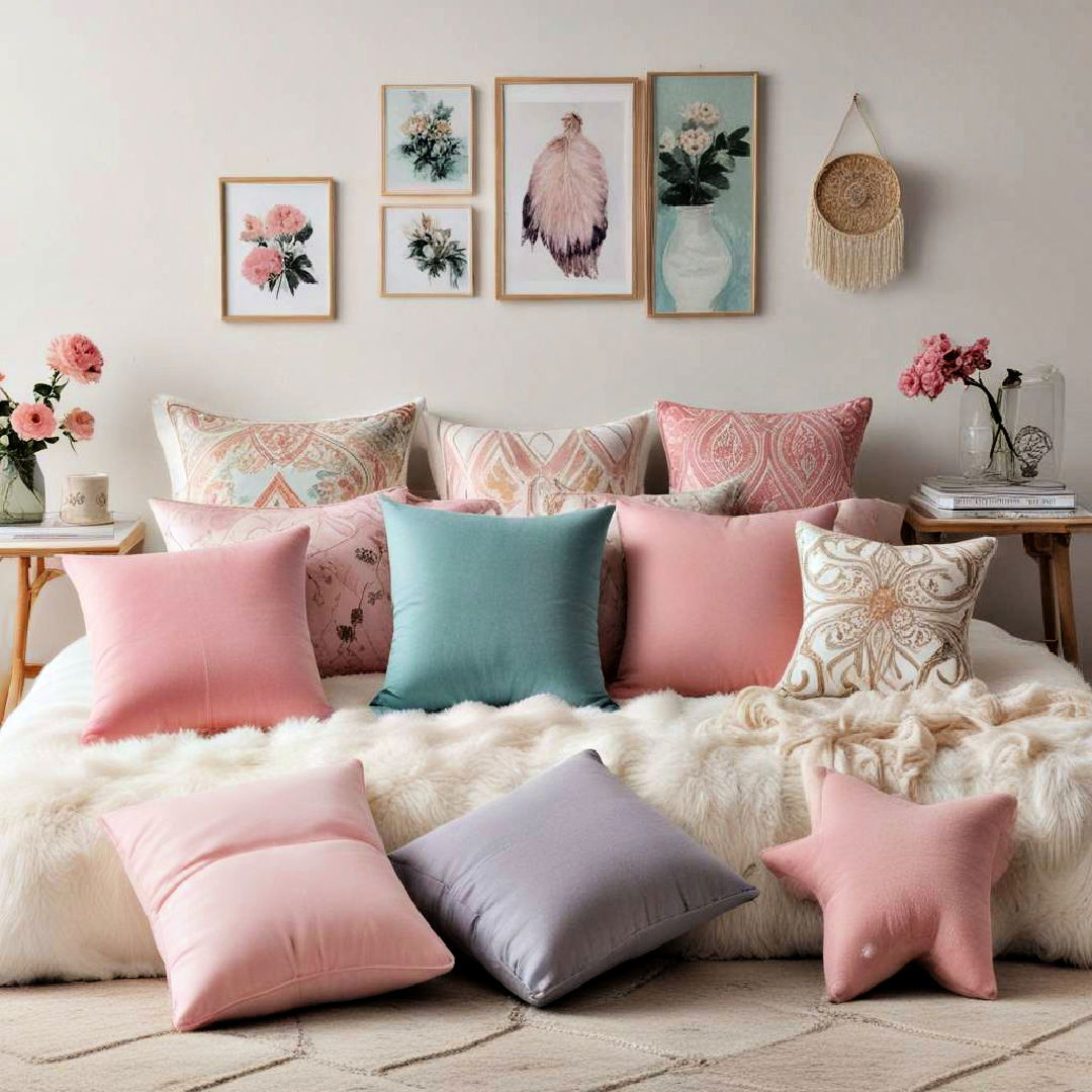 throw pillows