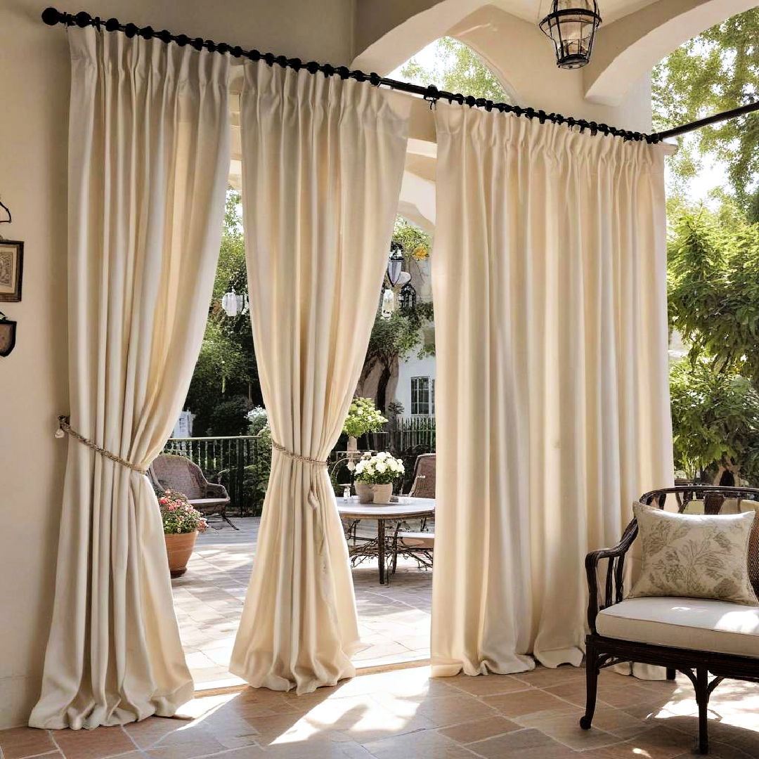 tie back curtains