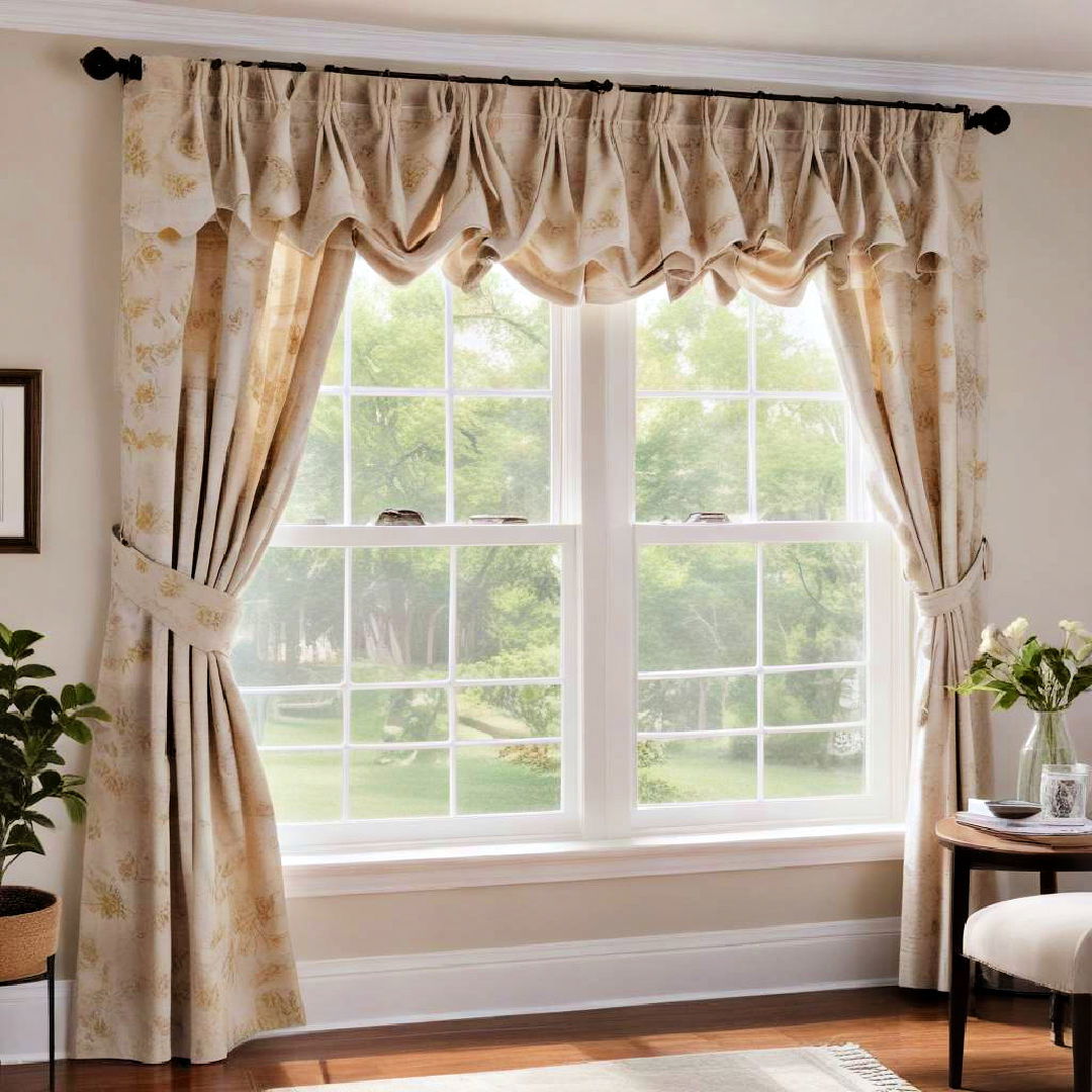 tie up curtains for a relaxed look