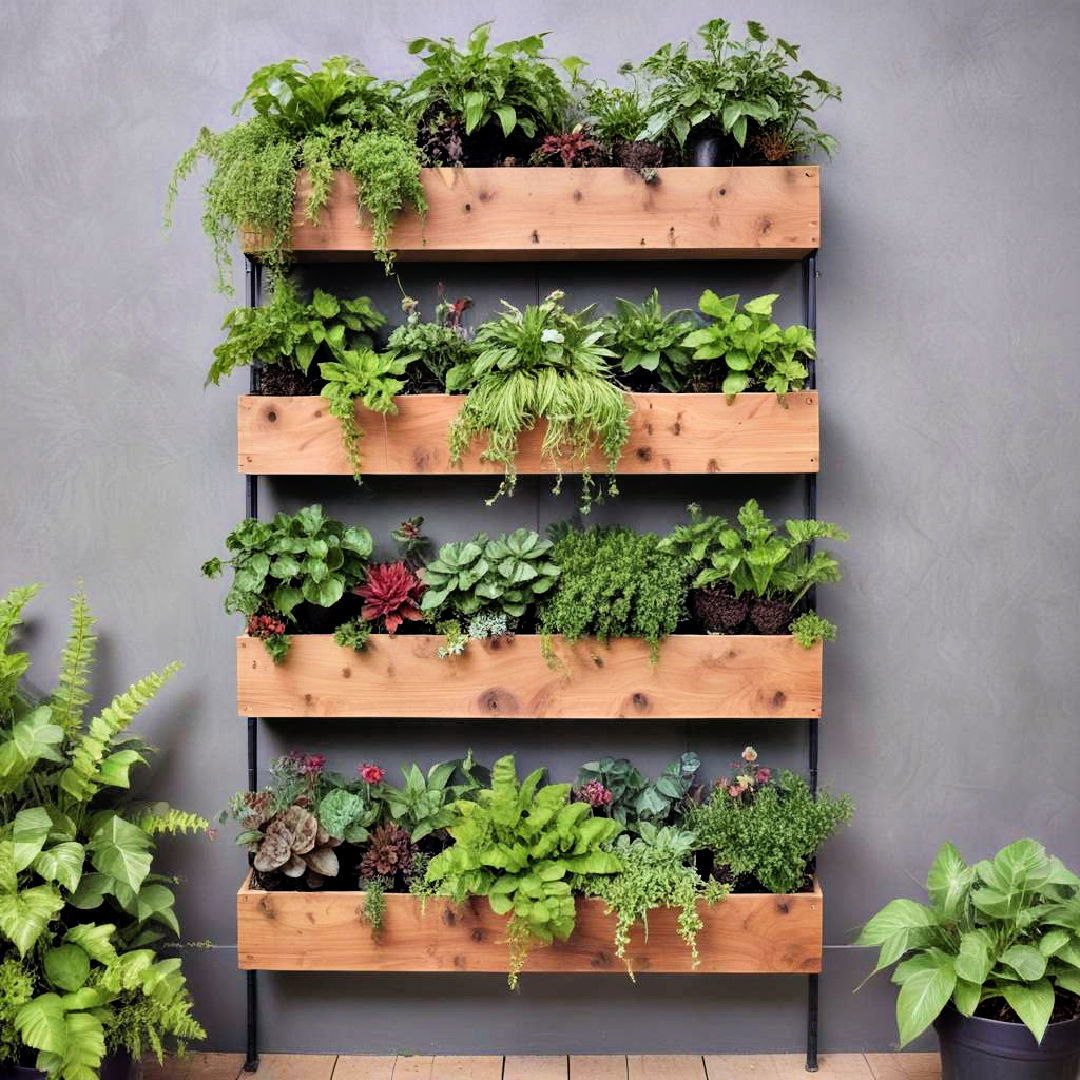 tiered shelf garden