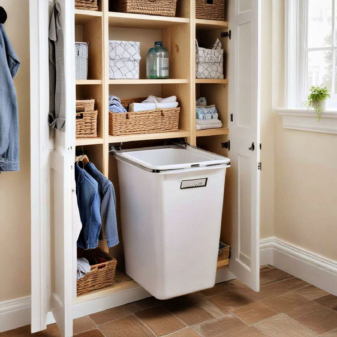 tilt out laundry hamper