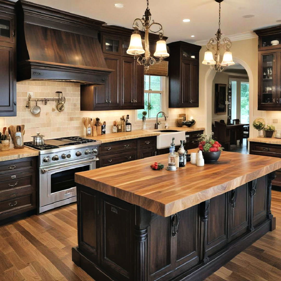 traditional elegant kitchen