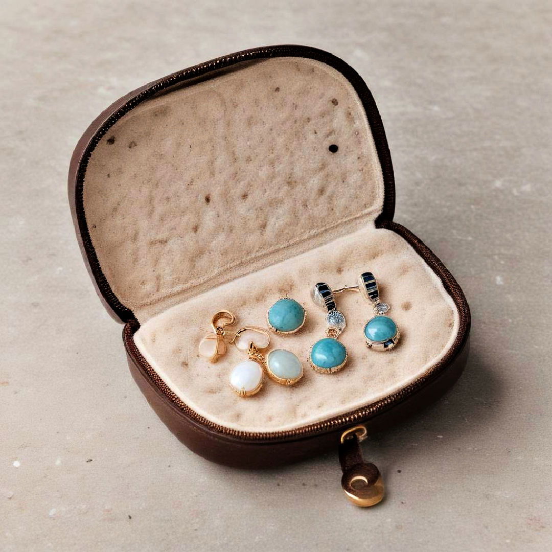 travel earring case