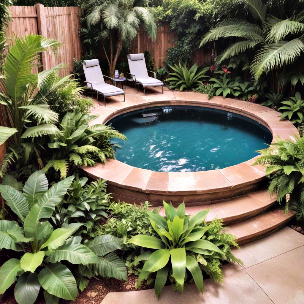 tropical oasis stock tank pool