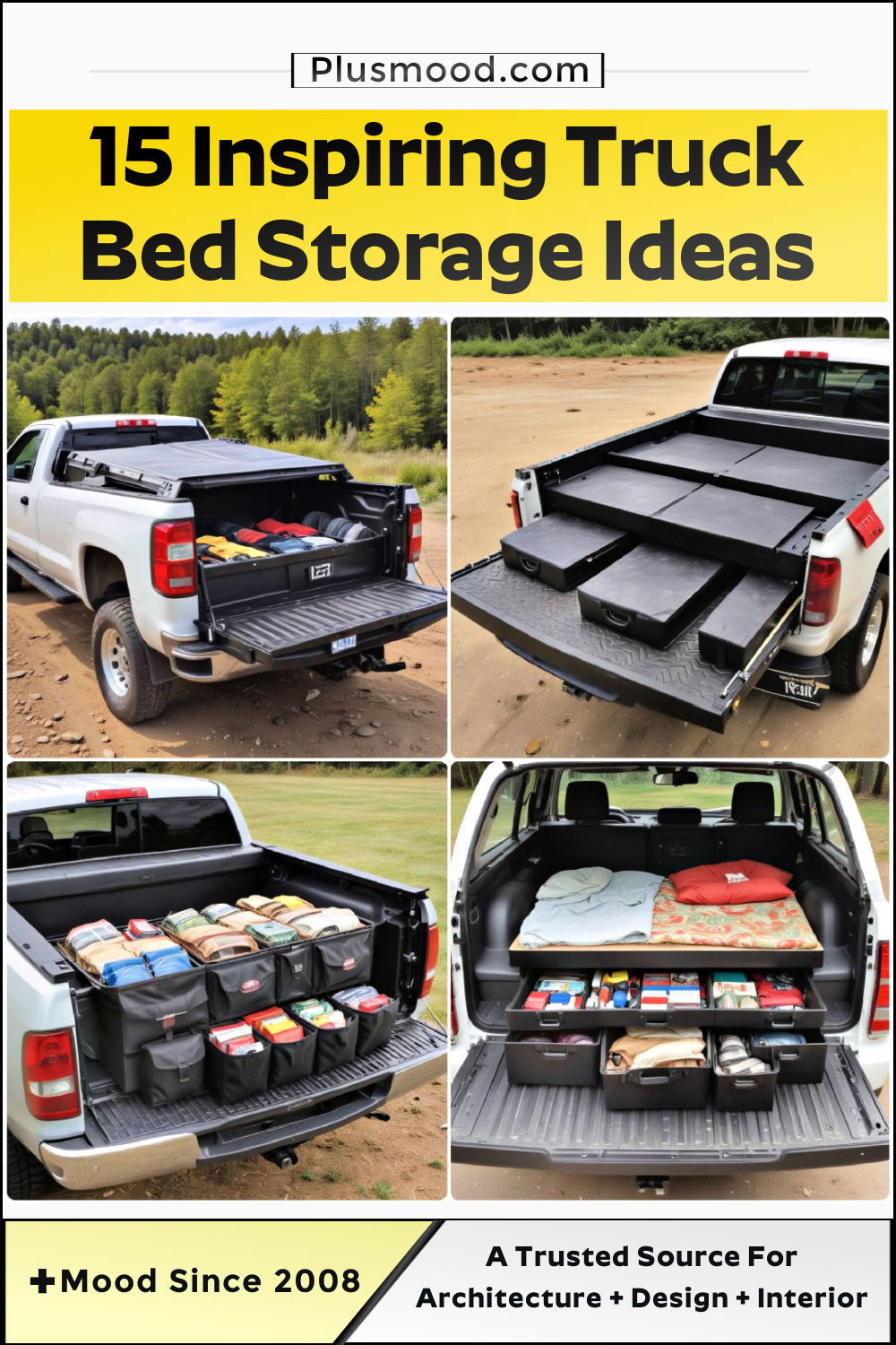 truck bed storage ideas and inspiration