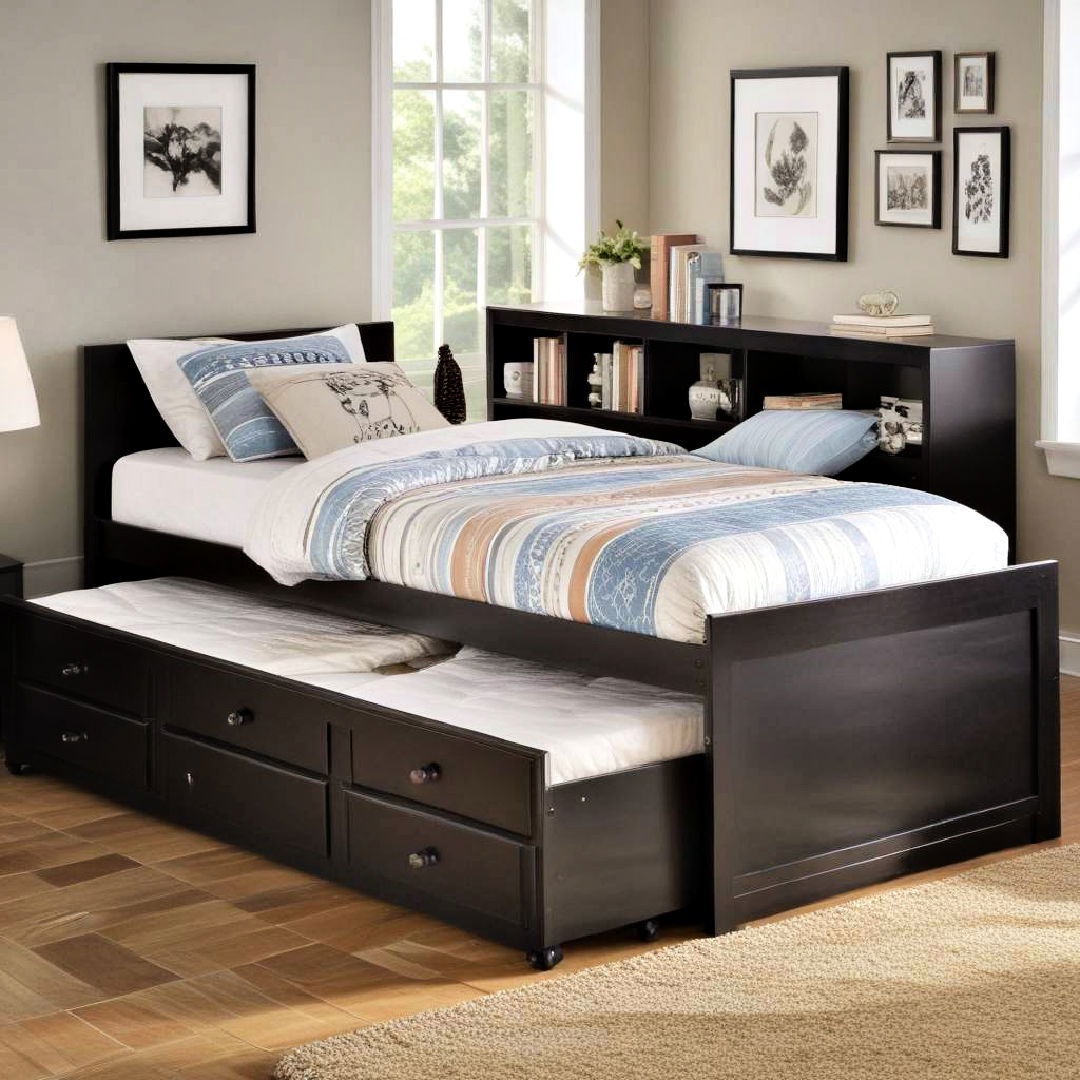 trundle bed with drawers