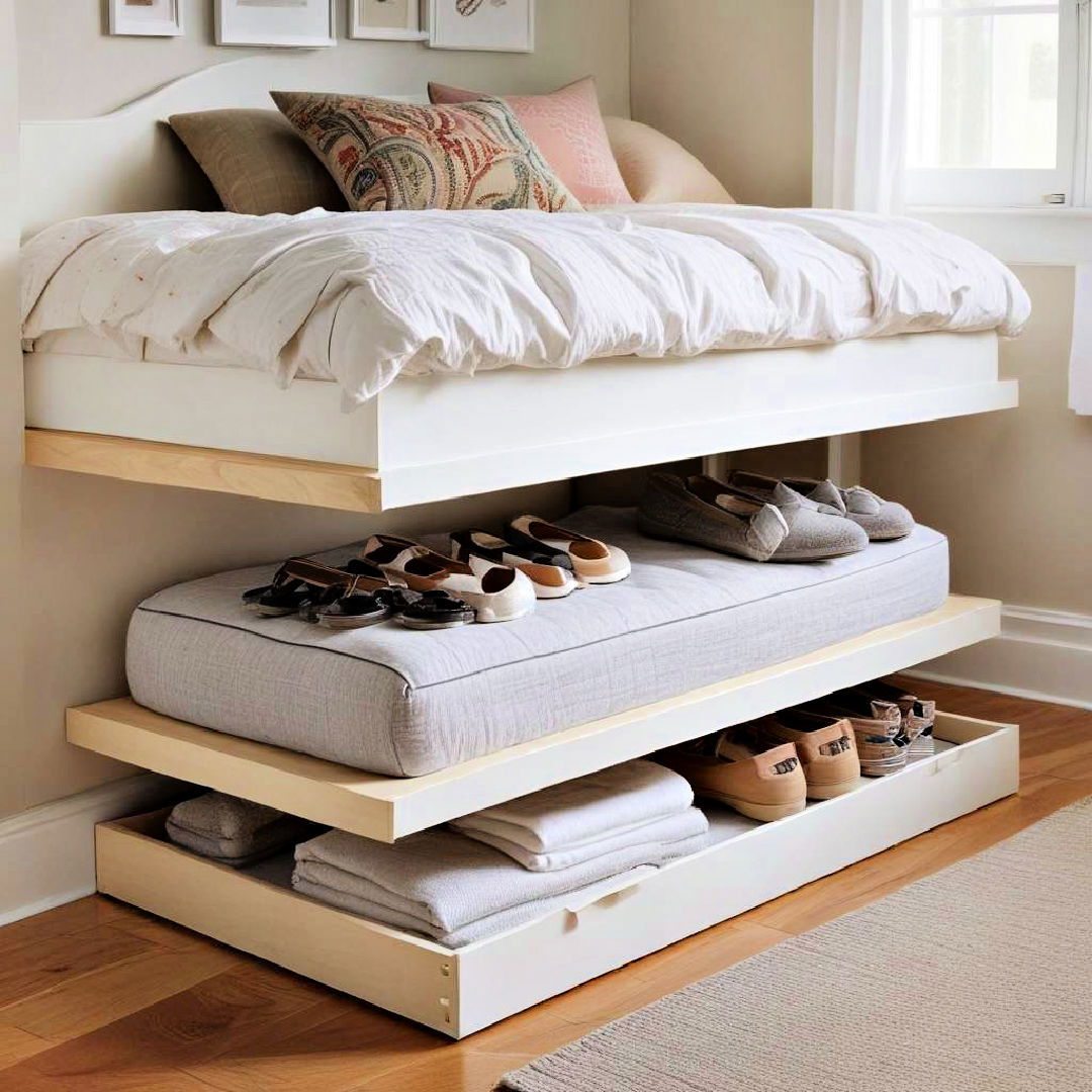 under bed shelves