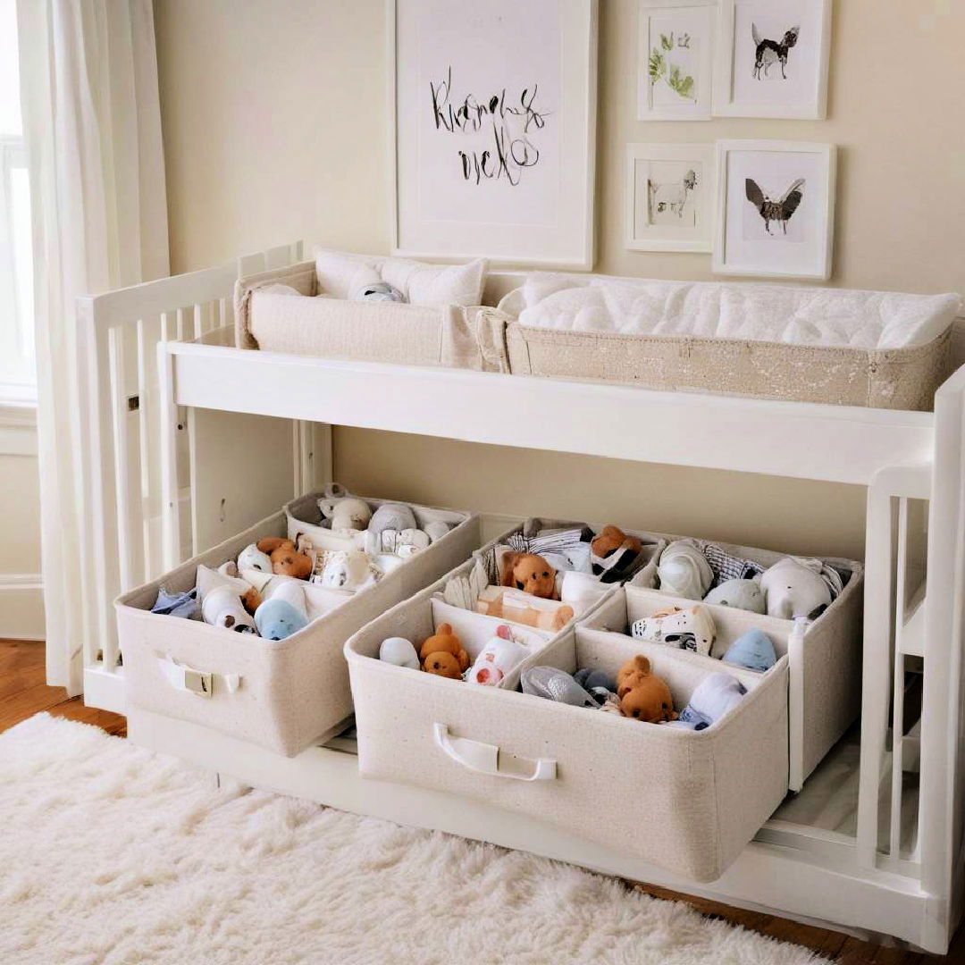 under crib storage