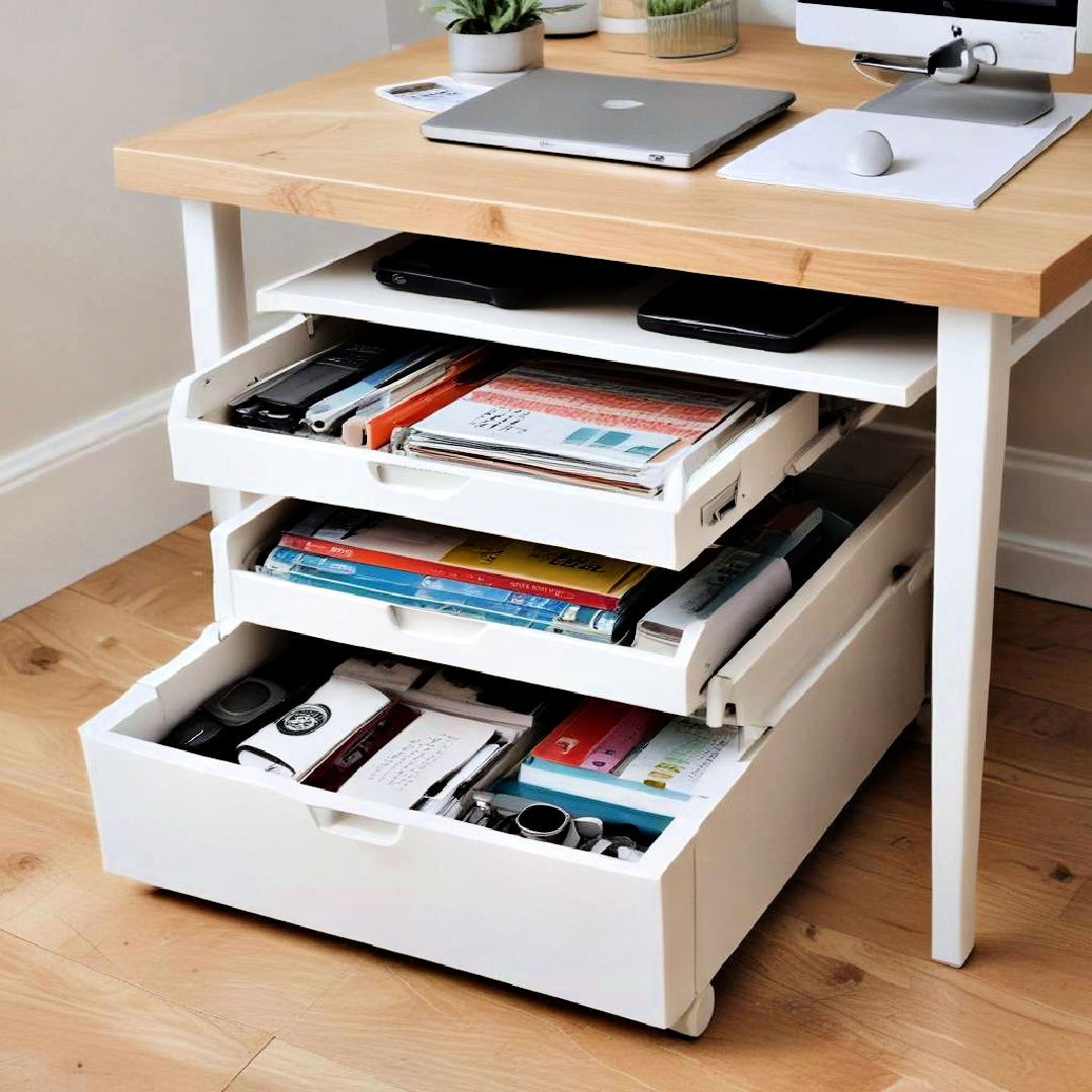 under desk storage