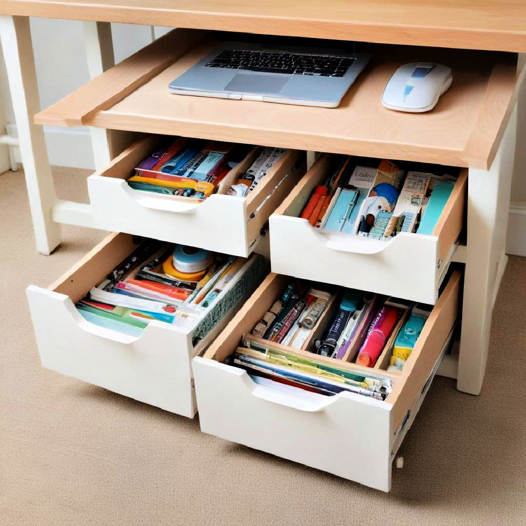 under desk storage