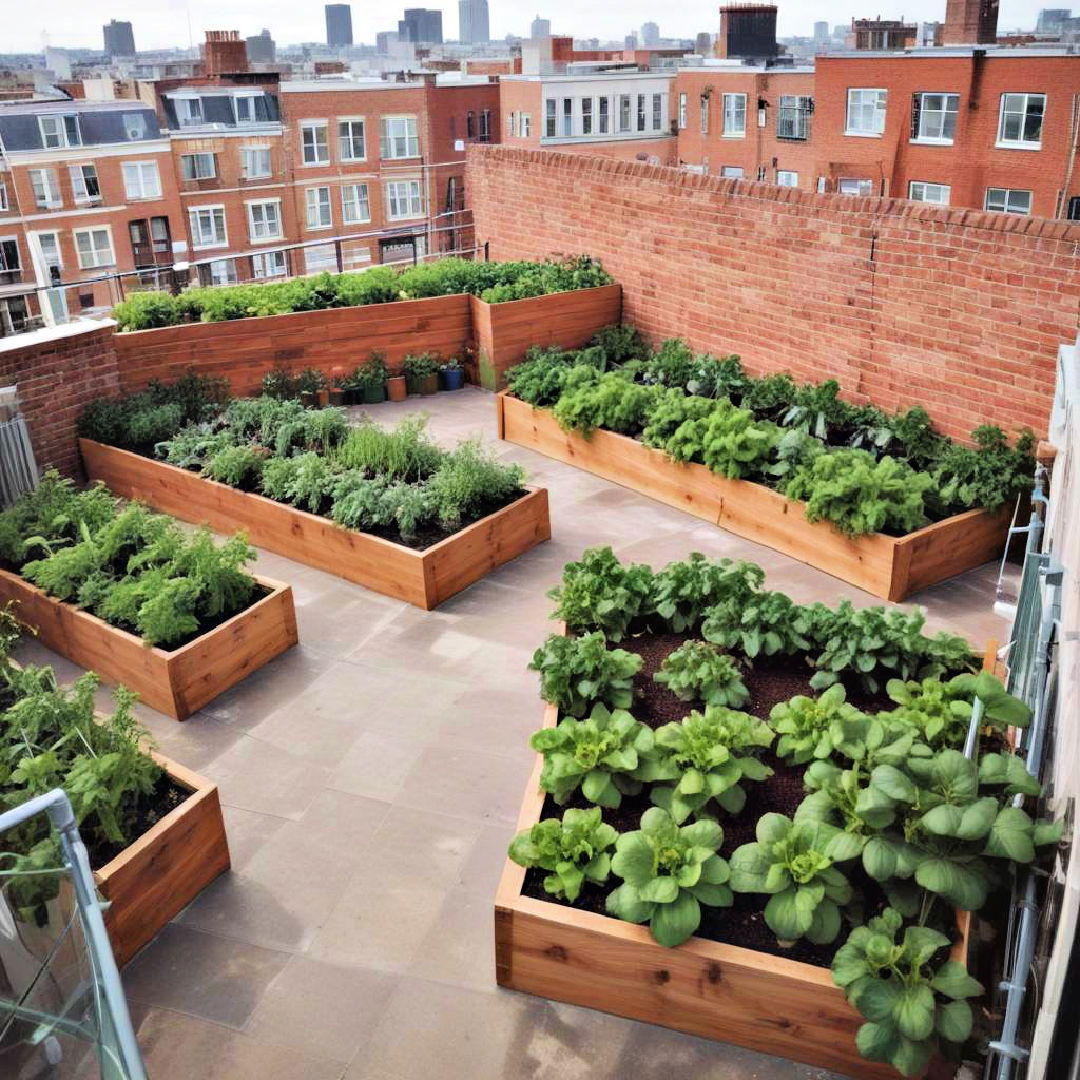 urban rooftop gardens