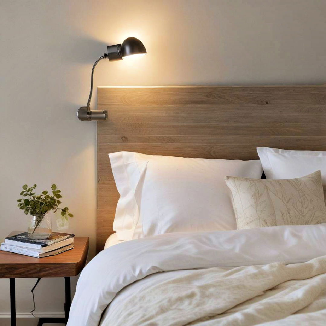 use a clip on reading light