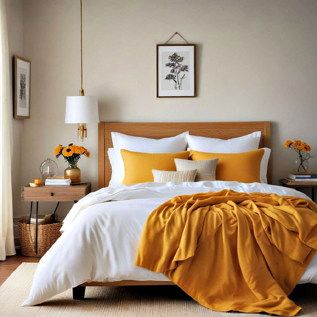 use marigold linens for a seasonal refresh