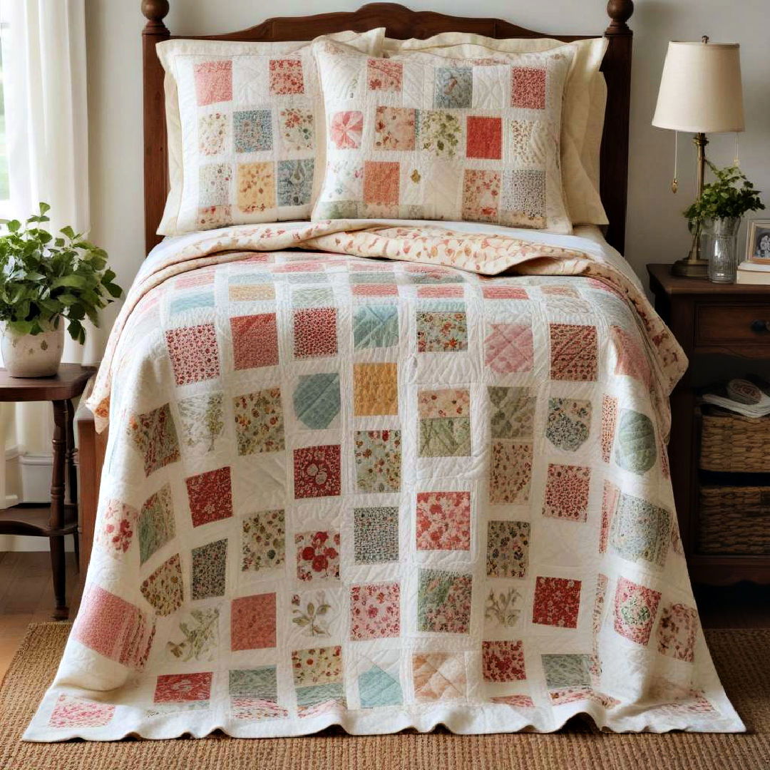 use quilts and throw blankets for warmth and comfort