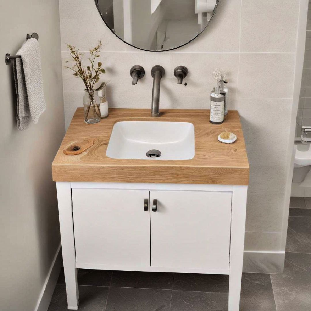 vanity sink with storage