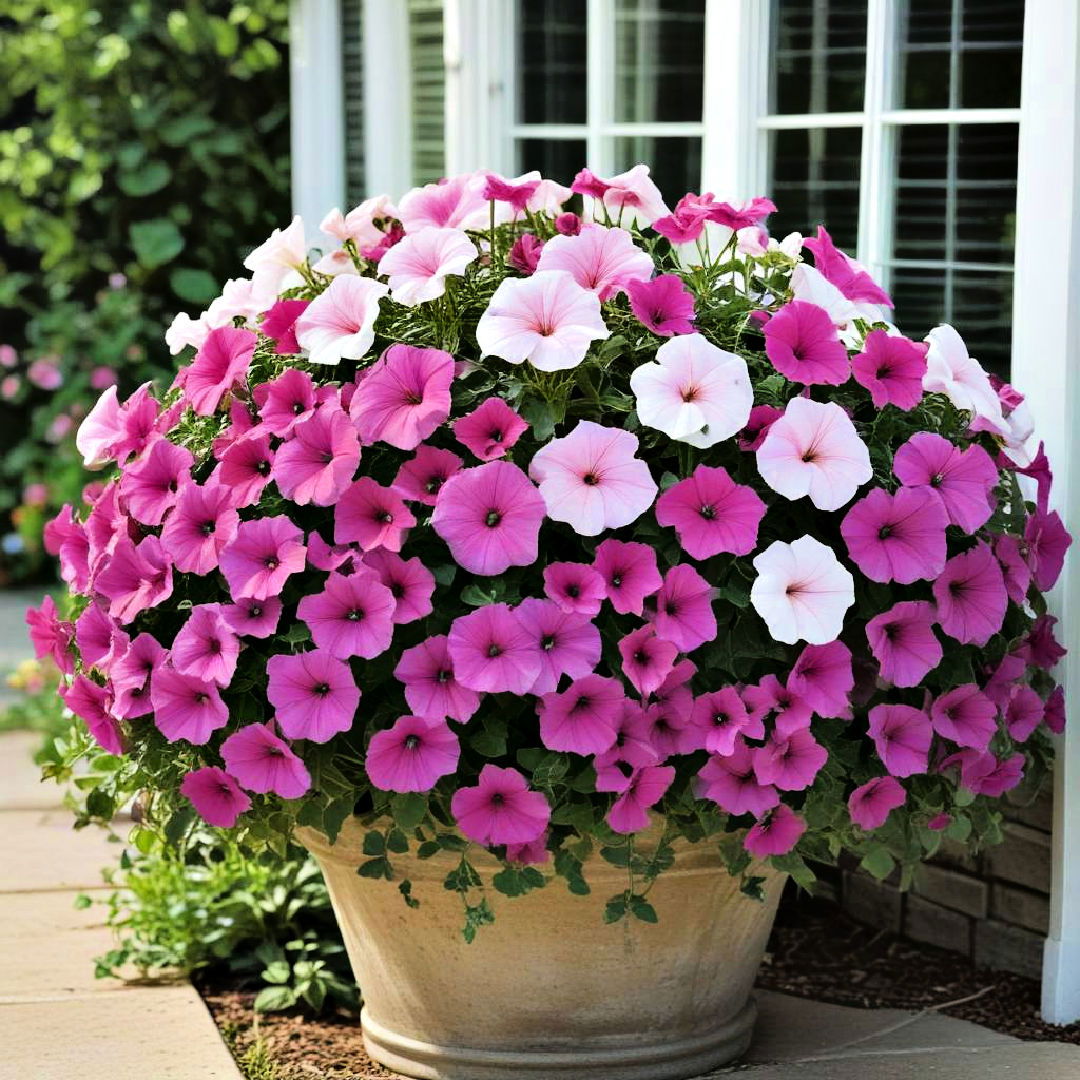 velvety petunias