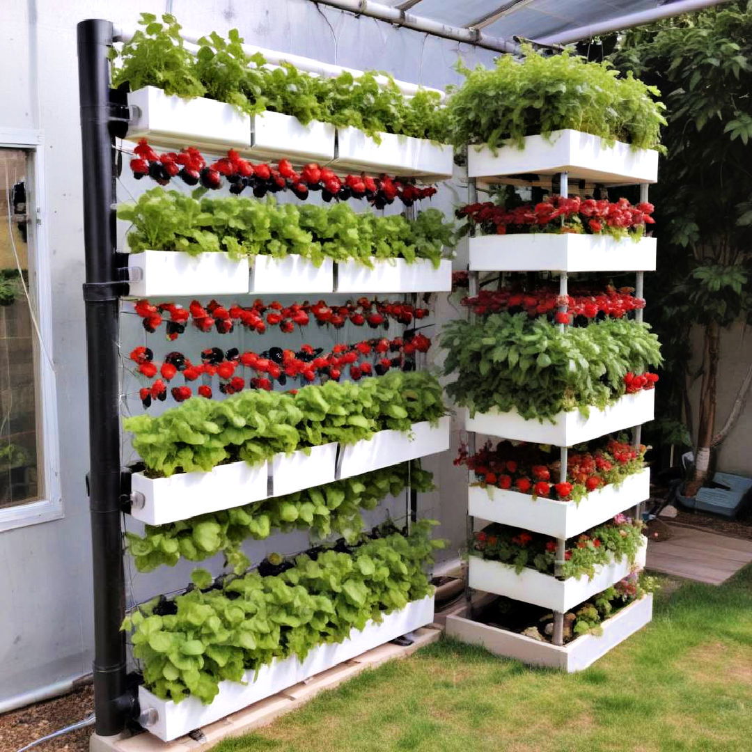 vertical aquaponic garden