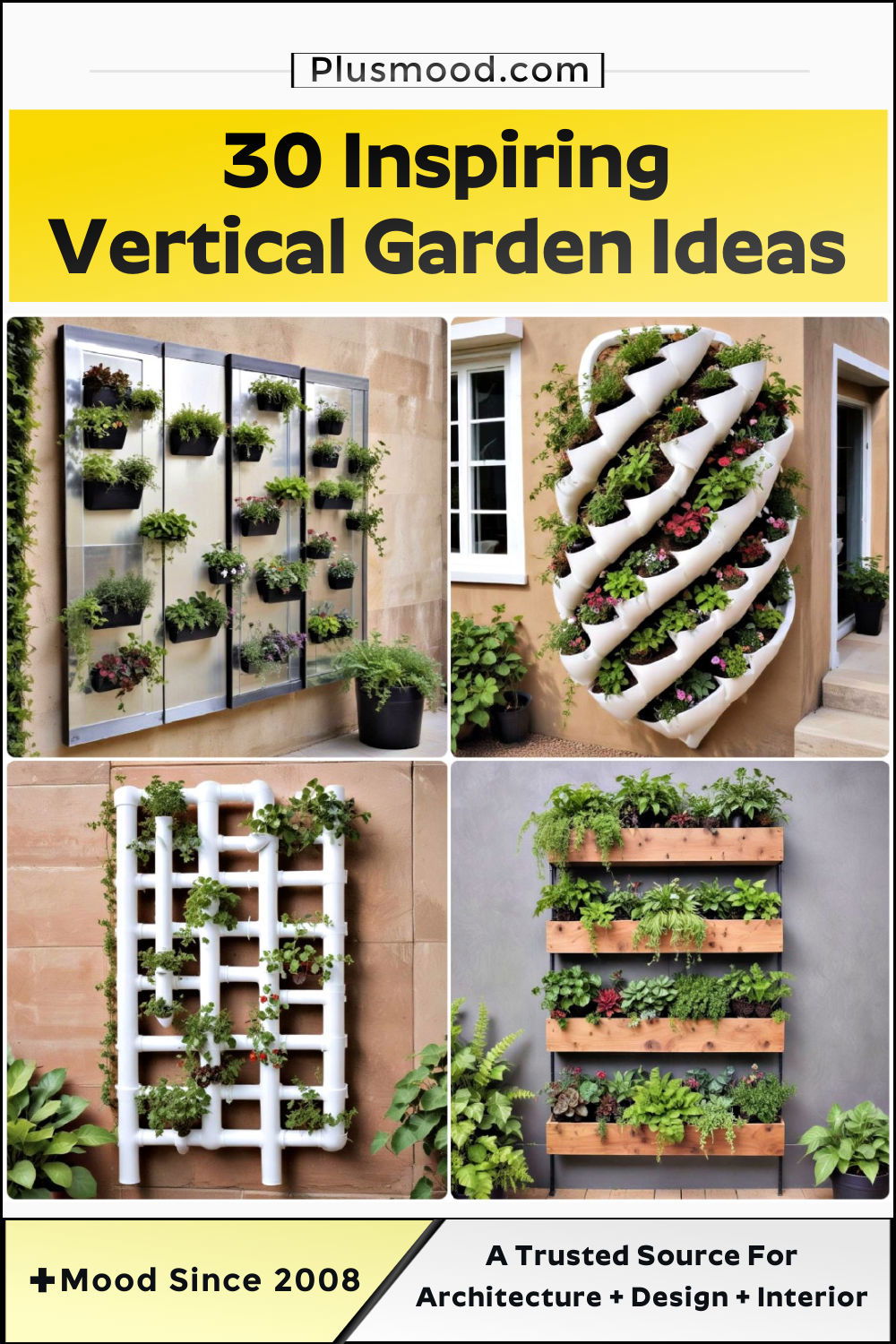 vertical garden ideas and inspiration