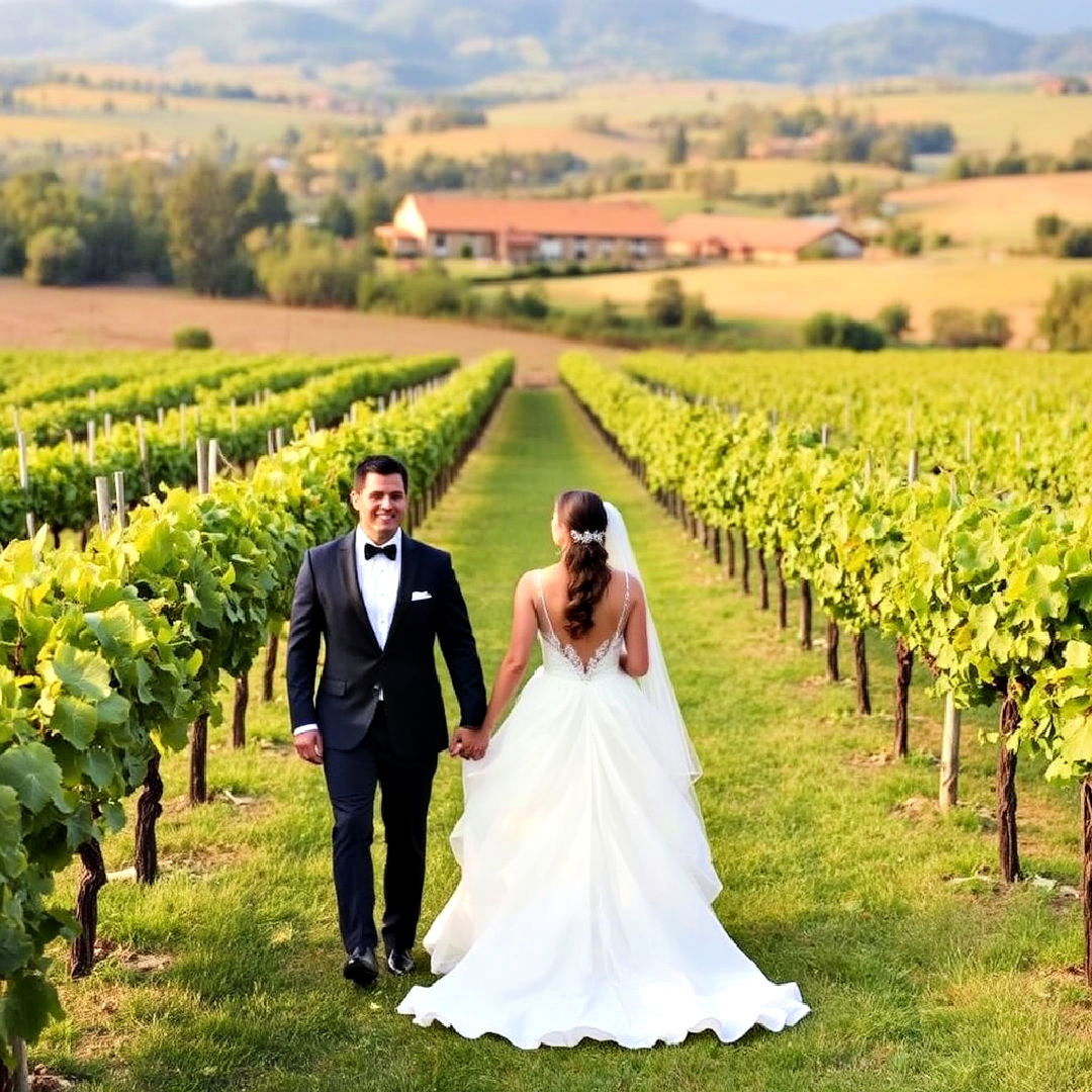 vineyard wedding desizn