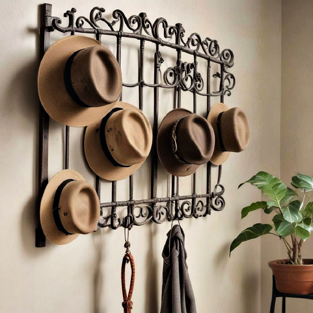 vintage hat rack