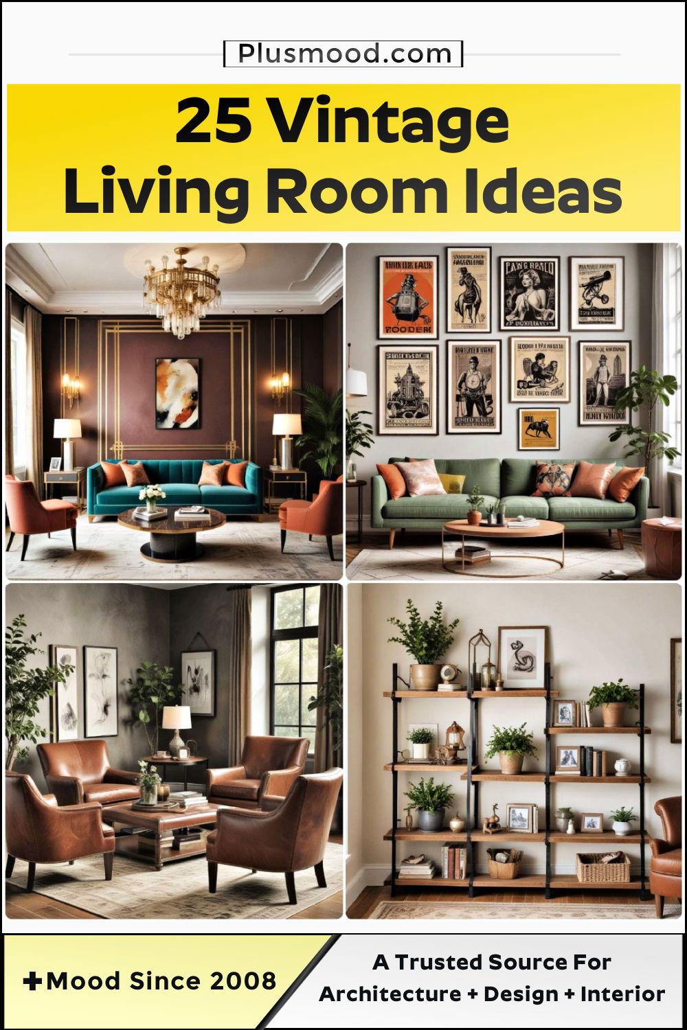 vintage living room ideas and inspiration