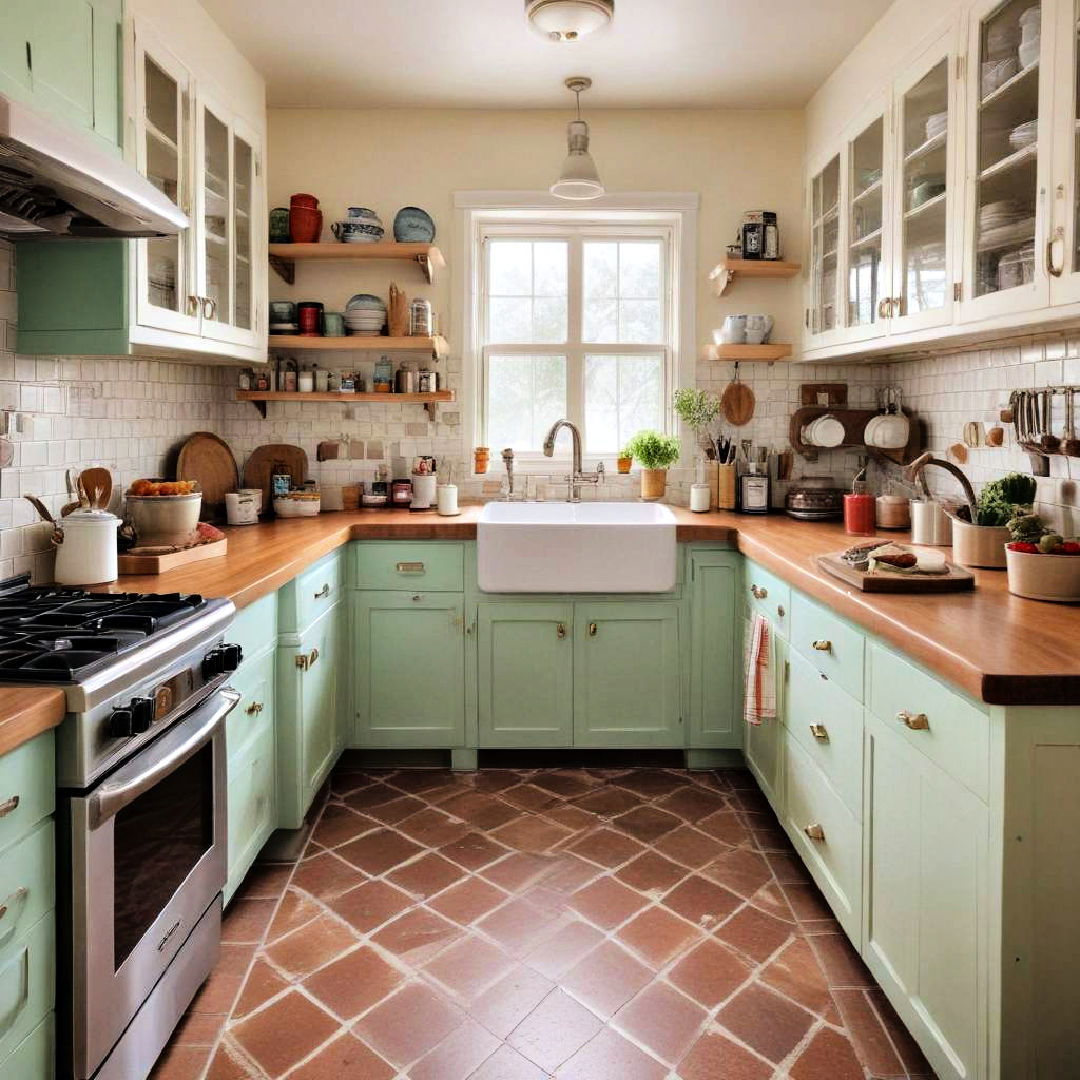 vintage retro kitchen